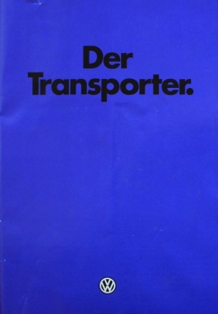 Volkswagen T3 Transporter Modelprogram 1982 Carbrochure (7278)